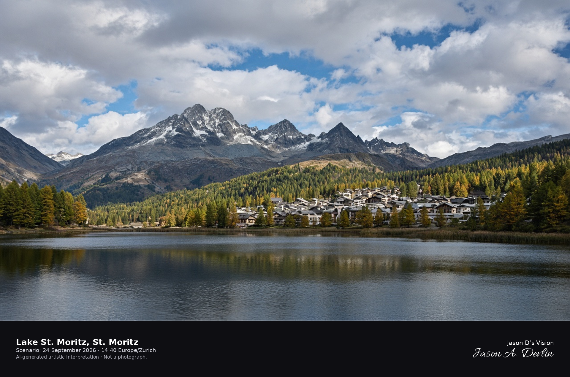 Lake St. Moritz, St. Moritz